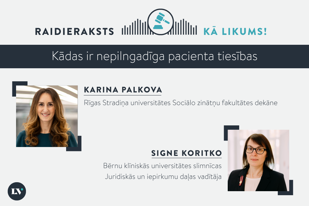 Nepilngadīga pacienta tiesības no 14 gadu vecuma – teorija un prakse